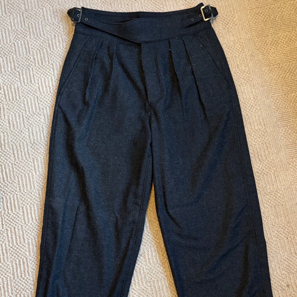 Banana Republic Women's Wool Slacks - Grey